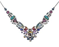 Necklace Ayala Bar Woman Candy Twist in Metal Alloy Cristallo R3639